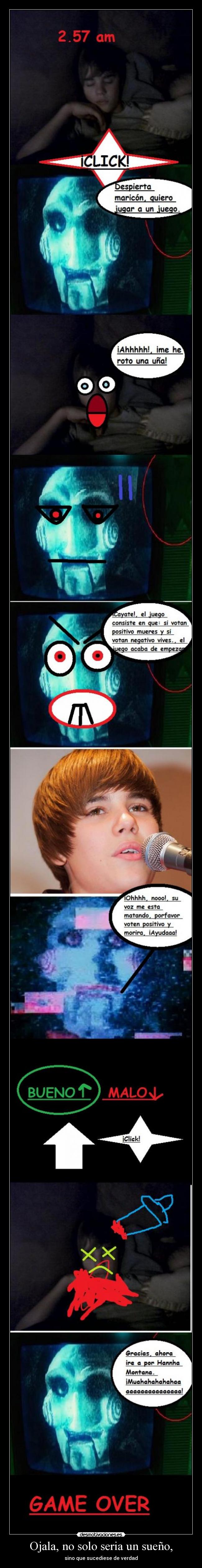 Ojala, no solo seria un sueño, -