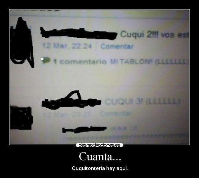 Cuanta... - Ququitonteria hay aqui.