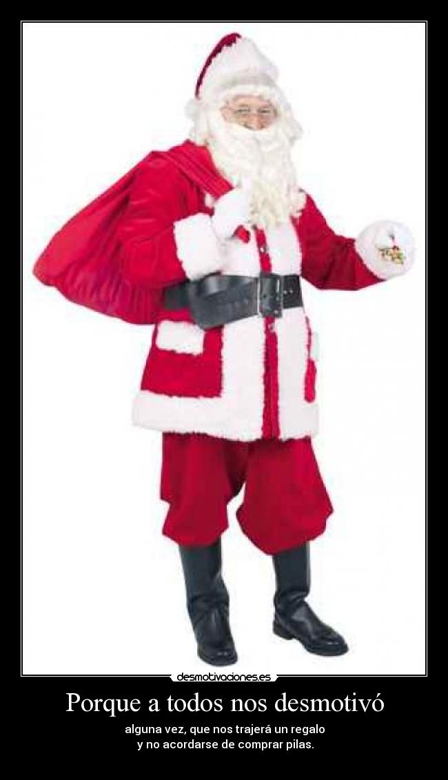 Porque a todos nos desmotivó - 