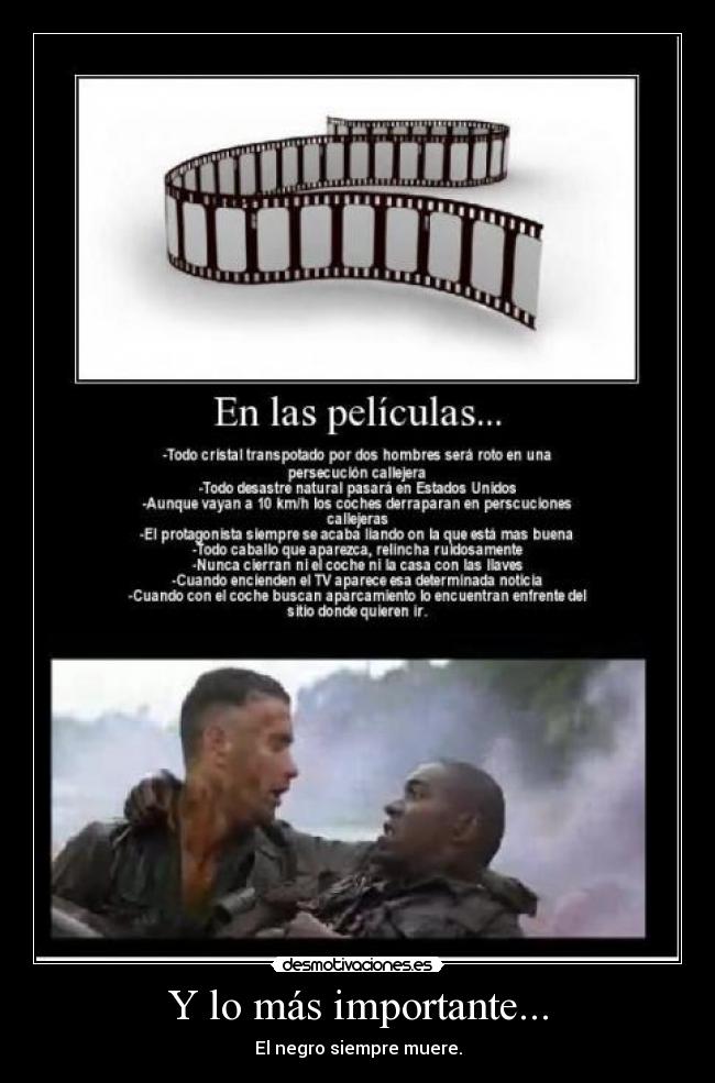 Y lo más importante... -