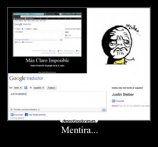 Mentira... -
