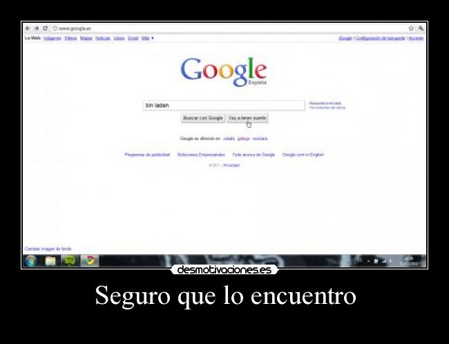 Seguro que lo encuentro -