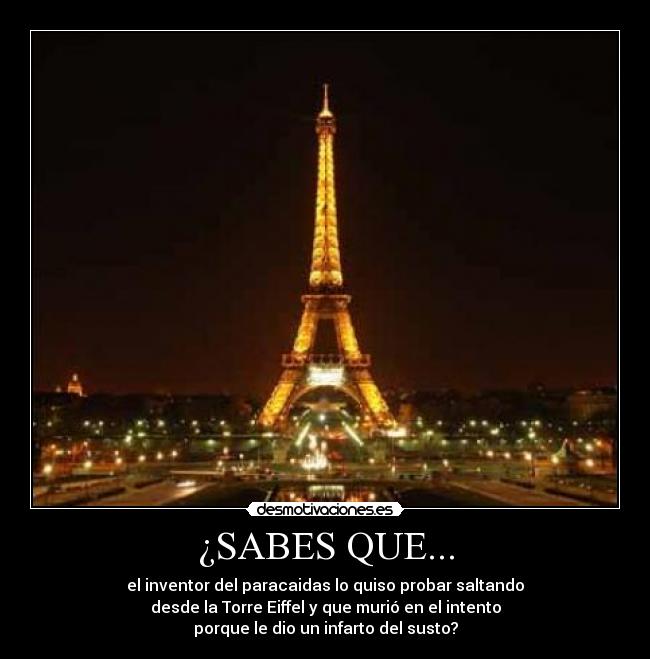 carteles torre eiffel desmotivaciones