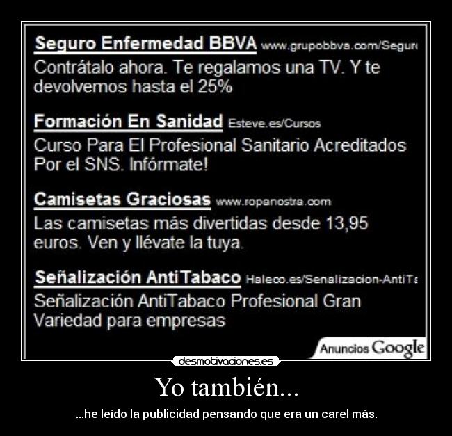 carteles publicidad desmotivaciones