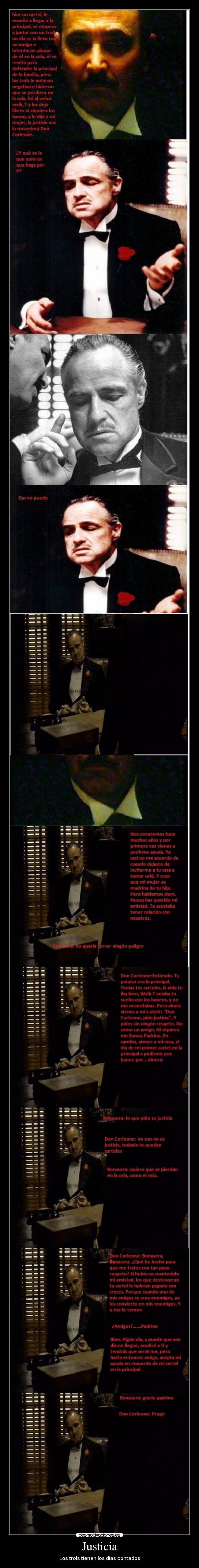 Justicia - Los trols tienen los dias contados