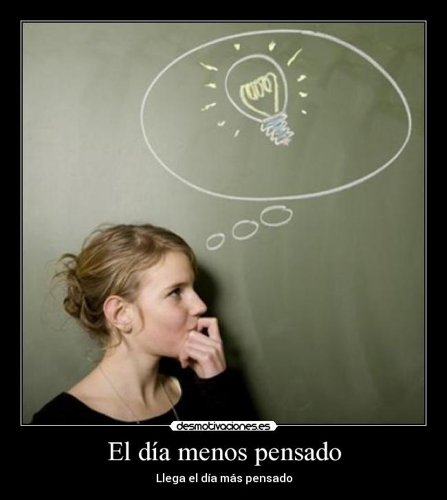 El día menos pensado - 