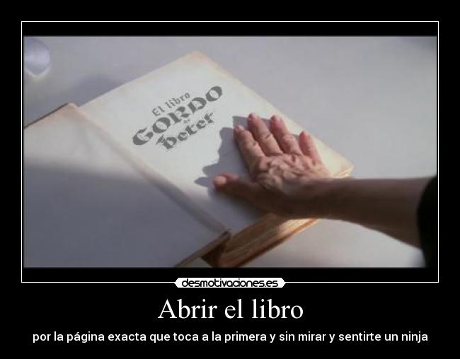 Abrir el libro - 