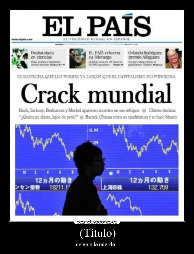 (Título) - se va a la mierda...