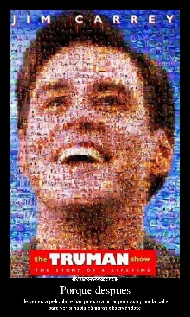 carteles show truman desmotivaciones