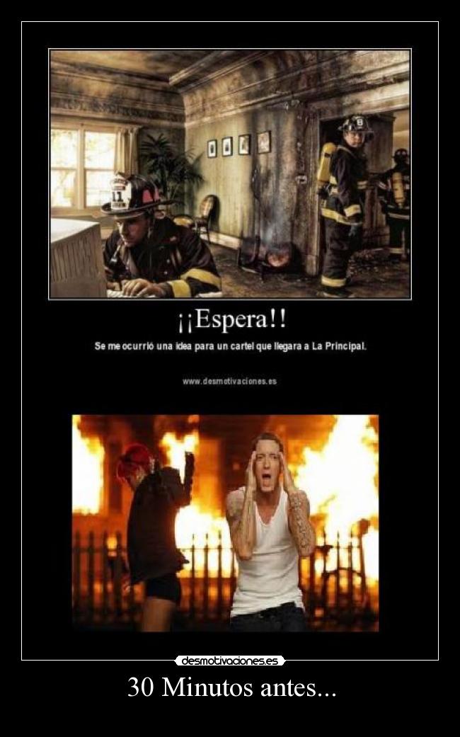30 Minutos antes... -