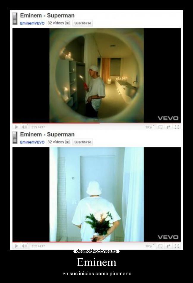 Eminem - en sus inicios como pirómano