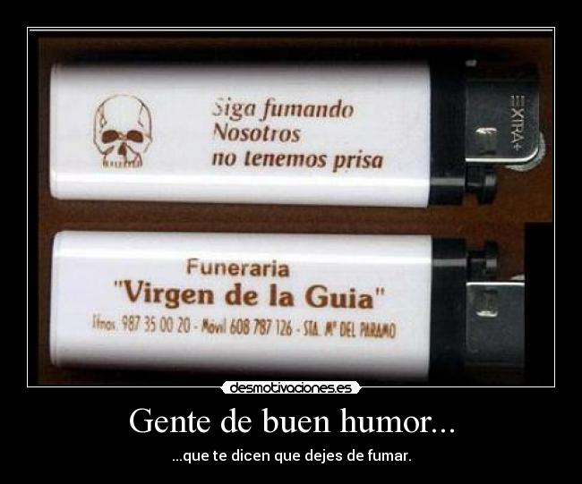 Gente de buen humor... -