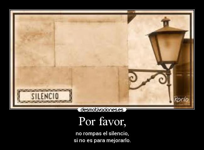 Por favor, - 