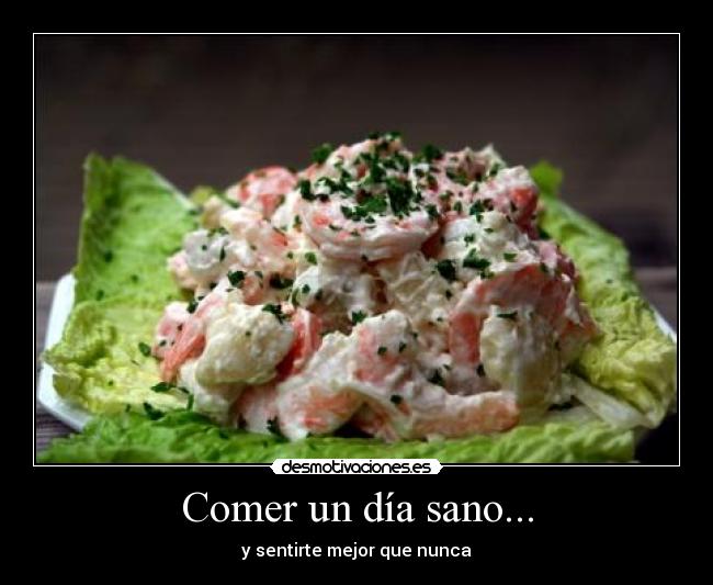 Comer un día sano... - 