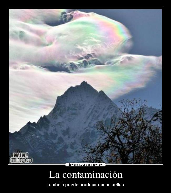 La contaminación -