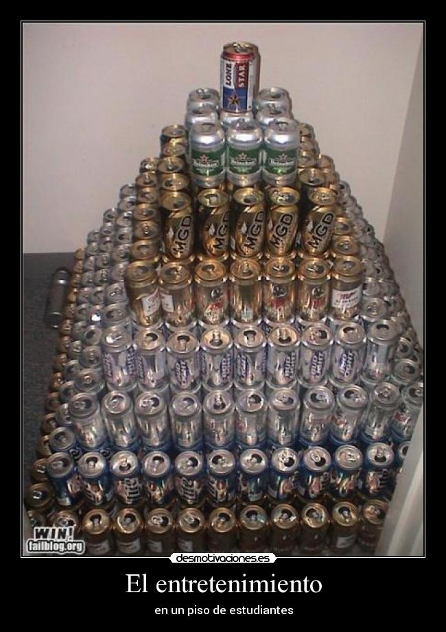 El entretenimiento - en un piso de estudiantes