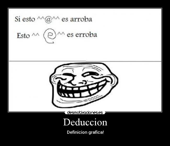 Deduccion - Definicion grafica!