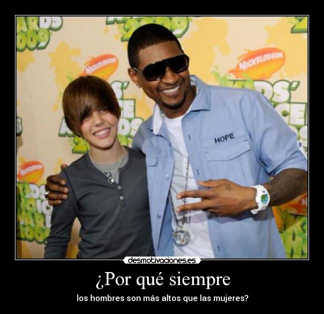 ¿Por qué siempre - los hombres son más altos que las mujeres?