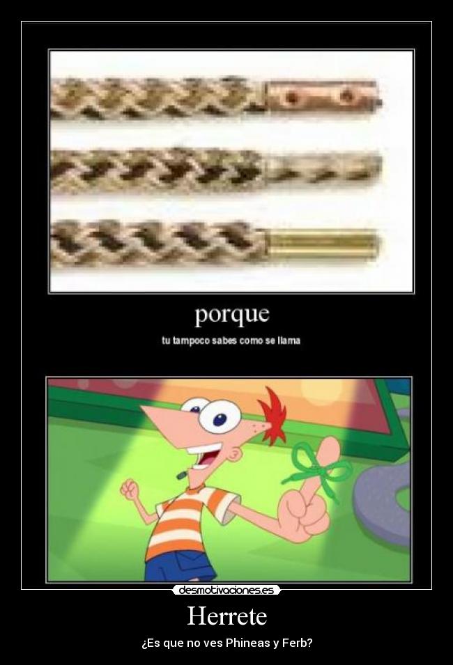 Herrete - ¿Es que no ves Phineas y Ferb?