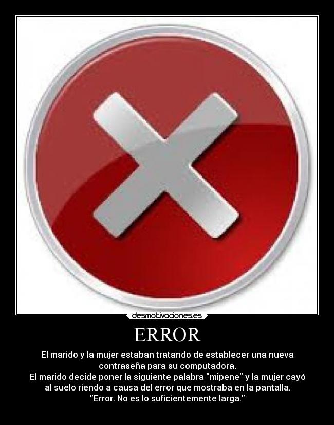 ERROR -