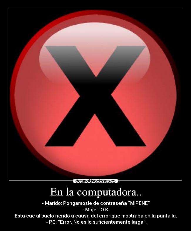 En la computadora.. -