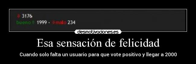 Esa sensación de felicidad - 