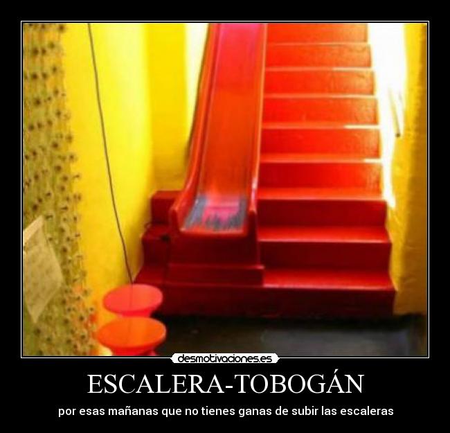tobogan escalera