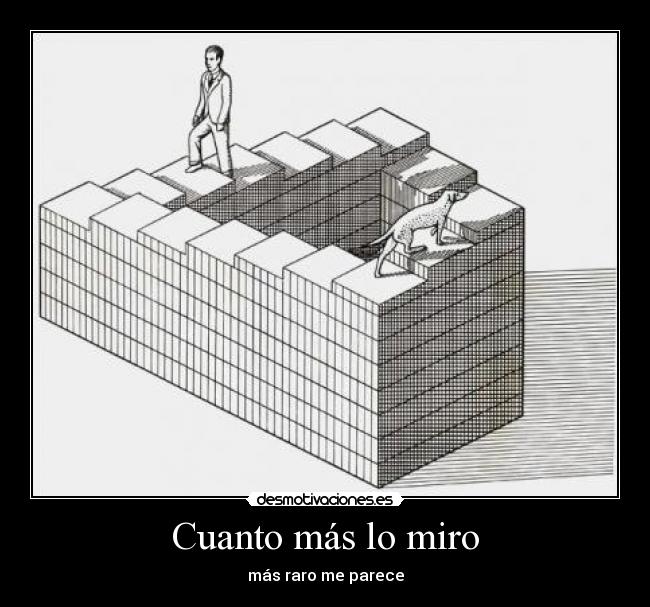 Cuanto más lo miro - más raro me parece