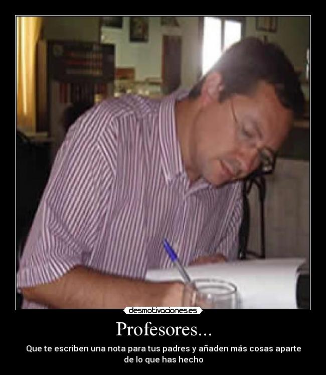 Profesores... -