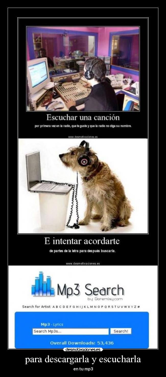para descargarla y escucharla - en tu mp3