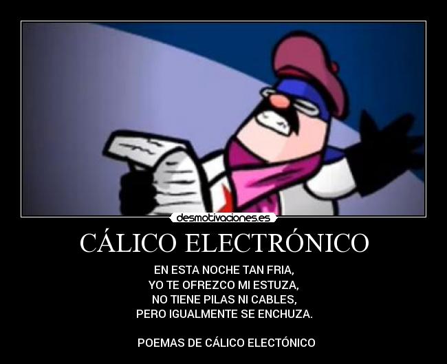 CÁLICO ELECTRÓNICO - 
