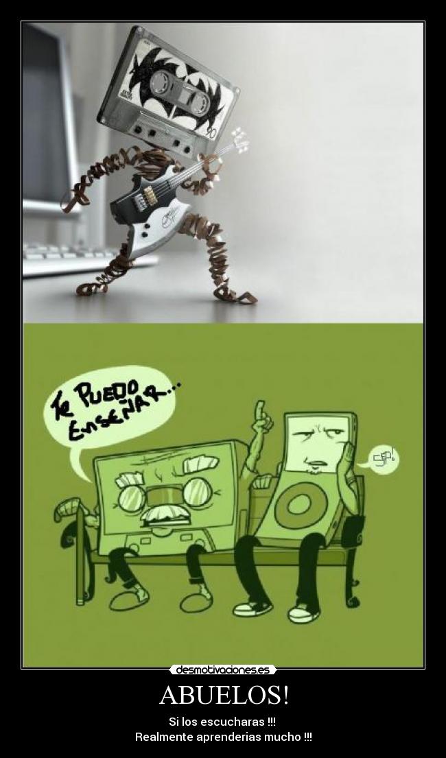 carteles abuelosaprender desmotivaciones