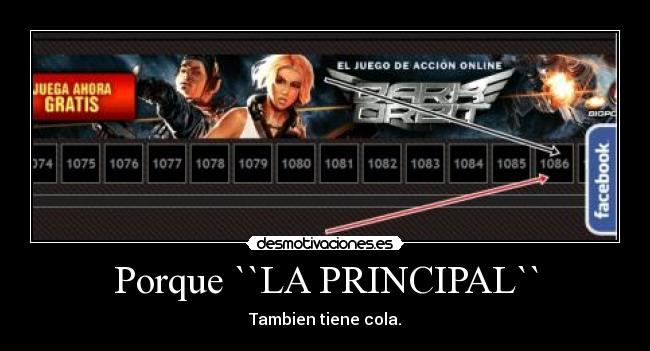 Porque ``LA PRINCIPAL`` - Tambien tiene cola.