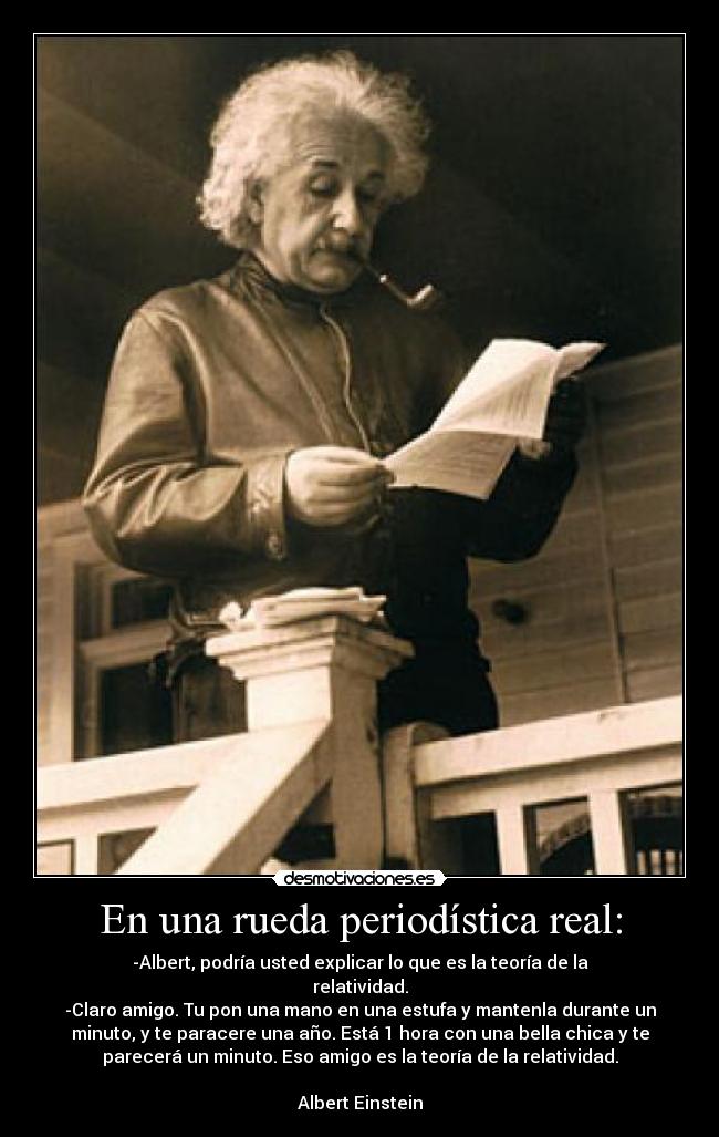 En una rueda periodística real: -