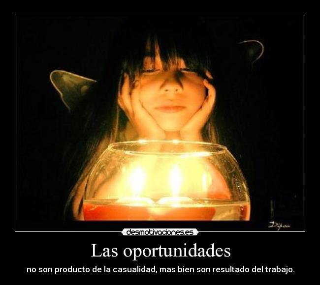 Las oportunidades -