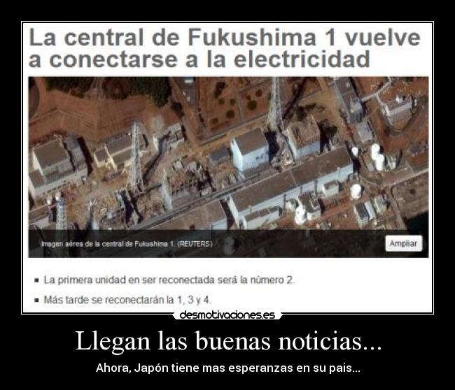 Llegan las buenas noticias... - 