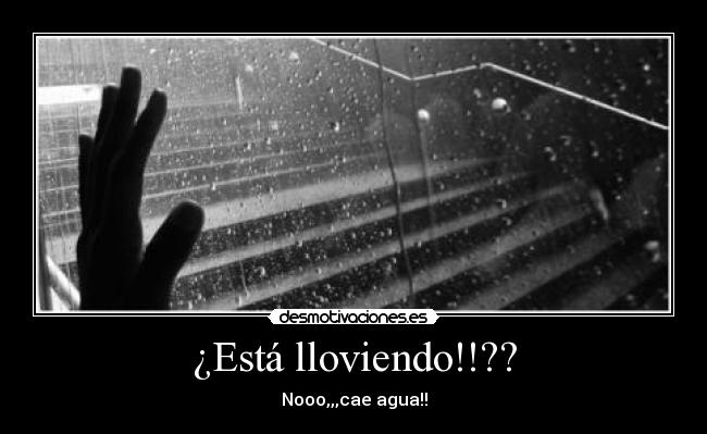 ¿Está lloviendo!!?? - 