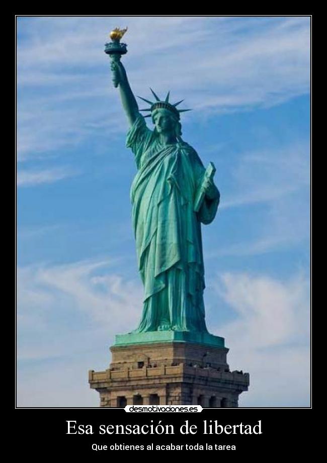 Esa sensación de libertad -