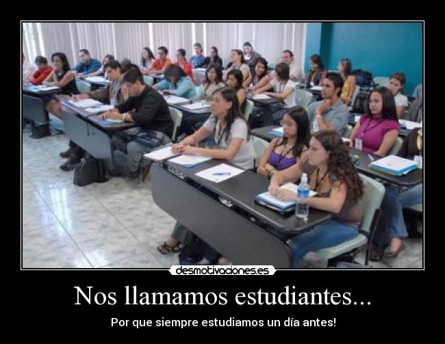 Nos llamamos estudiantes... - 