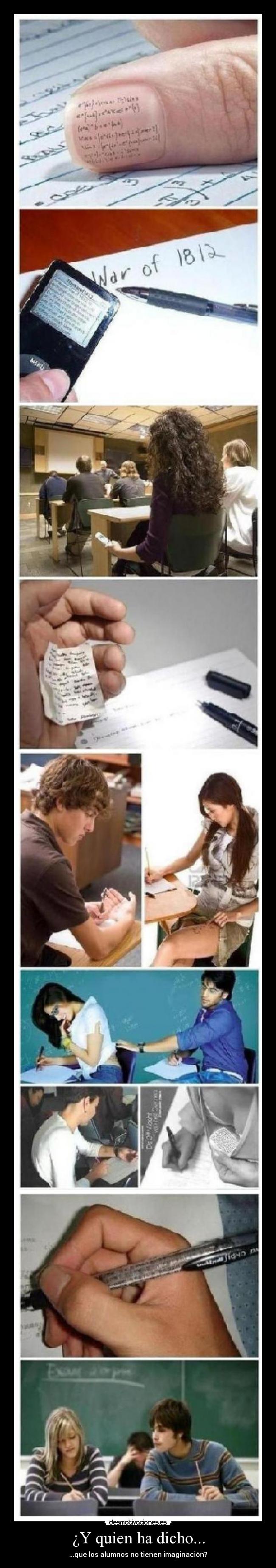 ¿Y quien ha dicho... -