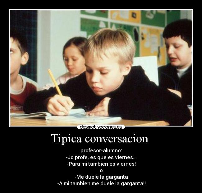 Tipica conversacion -