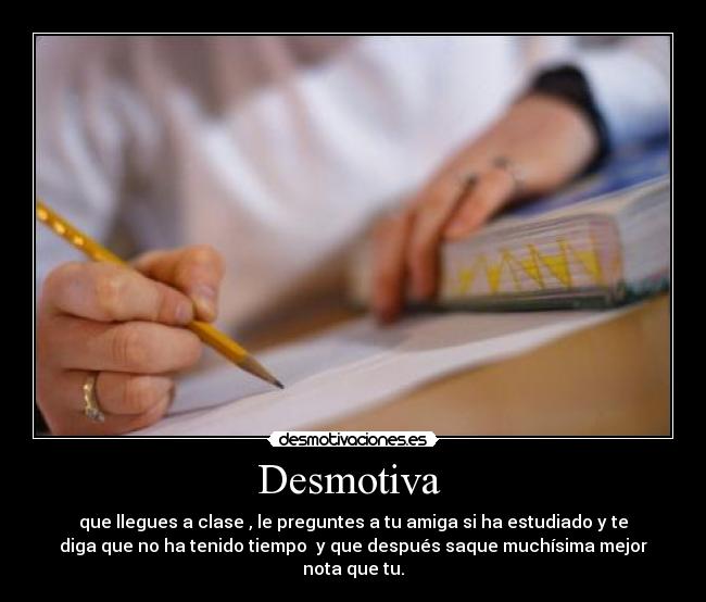 carteles las clases desmotivaciones