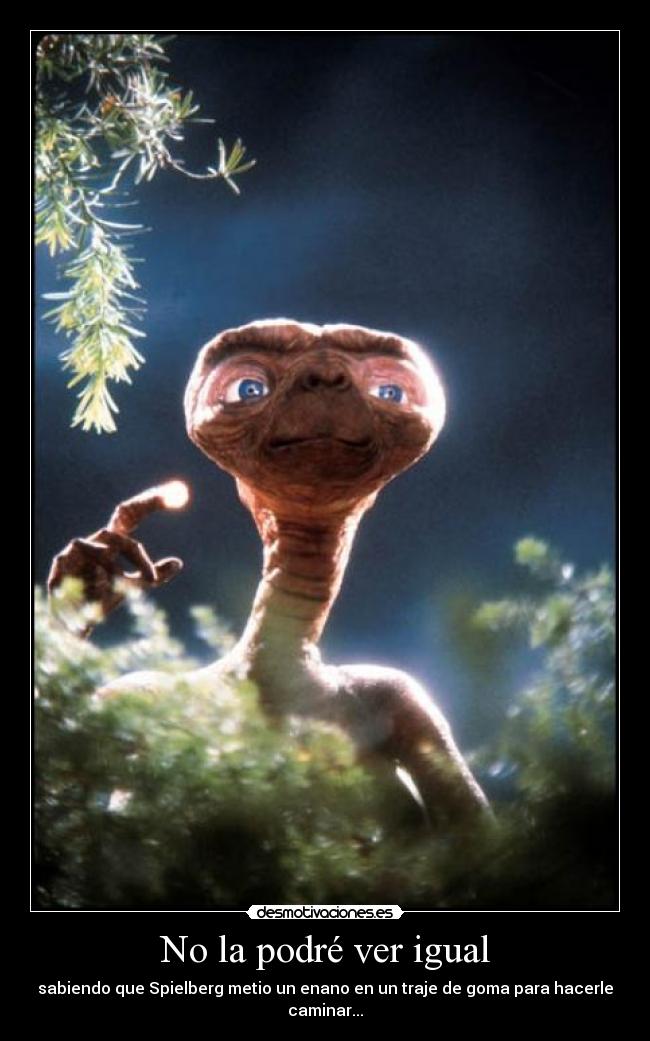 No la podré ver igual - 