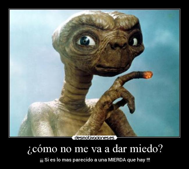 ¿cómo no me va a dar miedo? -