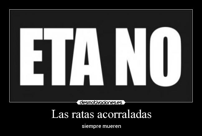 Las ratas acorraladas - 