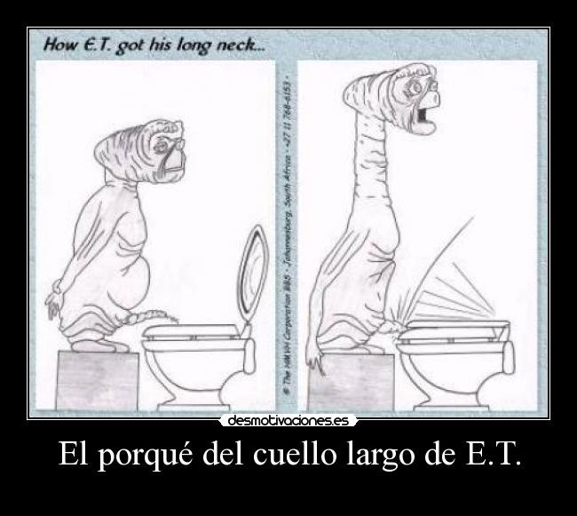 El porqué del cuello largo de E.T. -