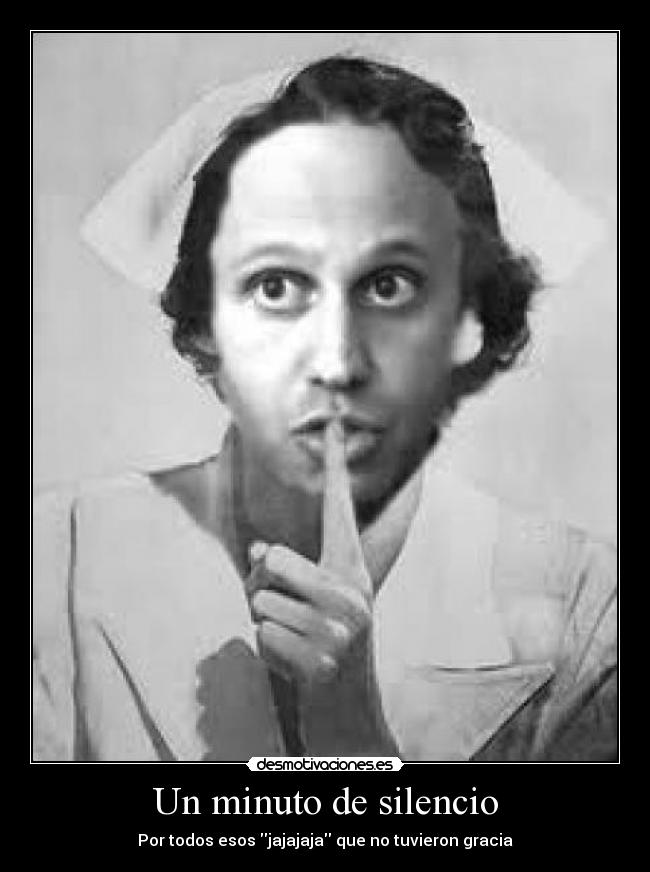 Un minuto de silencio -