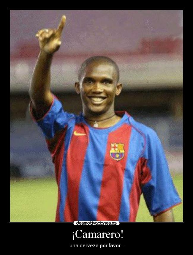 ¡Camarero! - una cerveza por favor...