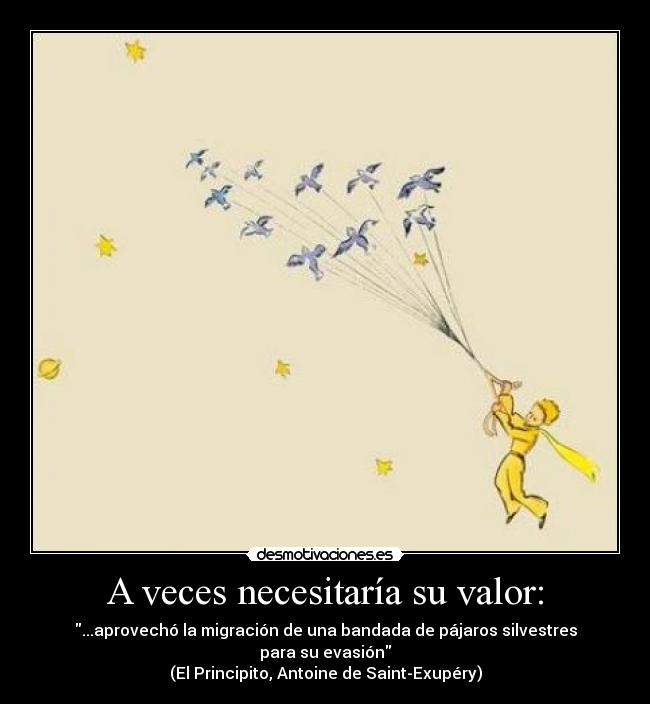 A veces necesitaría su valor: -