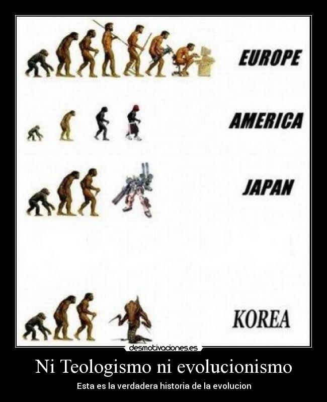 Ni Teologismo ni evolucionismo -